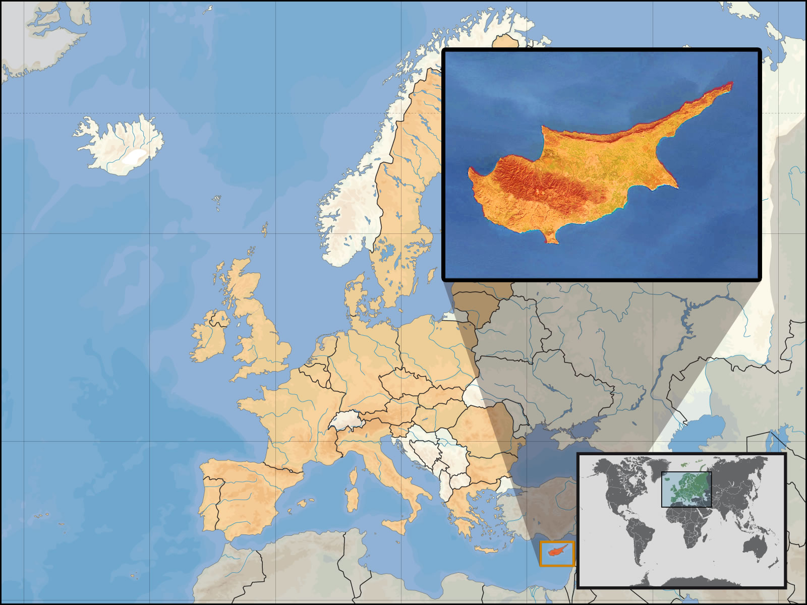 Harta Cipru Harta Cipru Harta Turistica Cipru Harta Rutiera