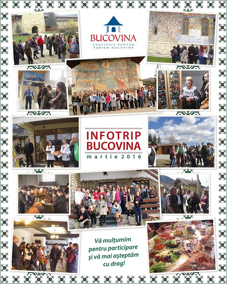 Infotrip Bucovina 2016 cu Asociatia pentru Turism Bucovina